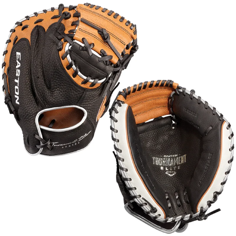 Baseball glove wrist strapsNew Easton Tournament Elite 32.5" Catcher's Mitt / Glove - RHT