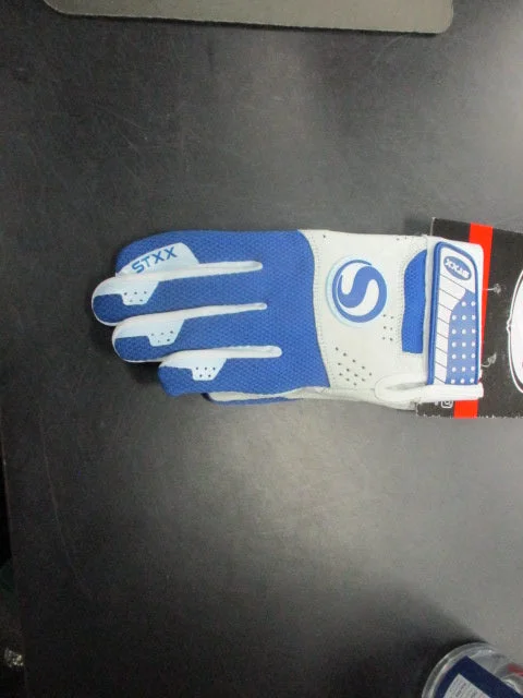 Baseball glove shipping optionsNew STXX SheepSkin Leather Batting Gloves Blue/White Size Adult XL