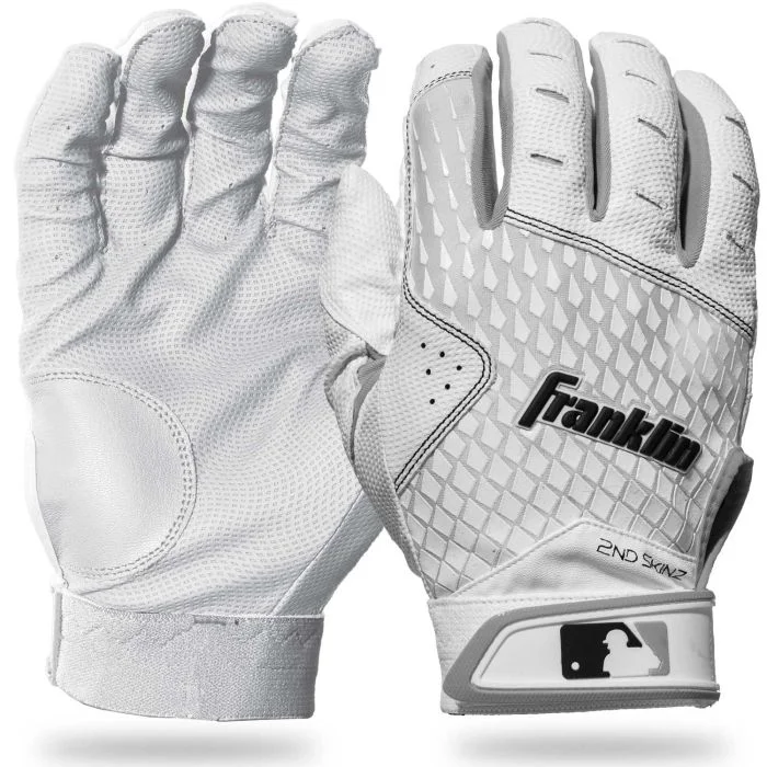 Baseball glove and bag packagesNew Franklin 2nd-Skinz All White Batting Gloves Youth Size Small