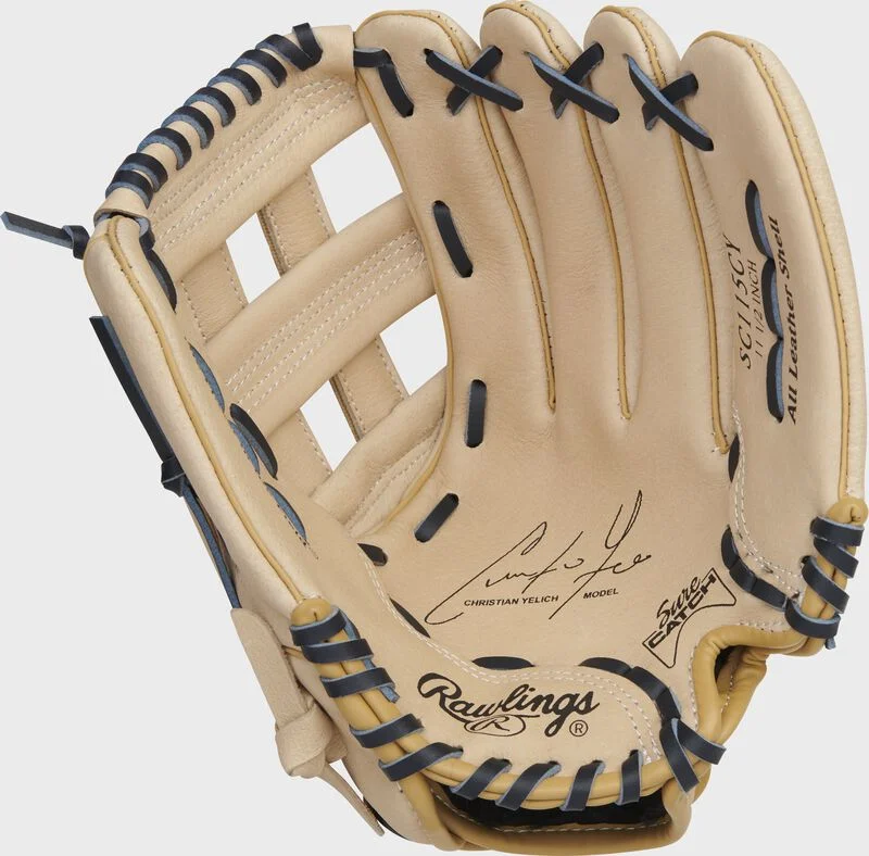 Baseball glove thumb guardsNew Rawlings Sure Catch 11.5" Christian Yelich Glove - RHT