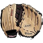 Baseball glove international shippingNew Wilson A500 12.5" All Position Glove - RHT