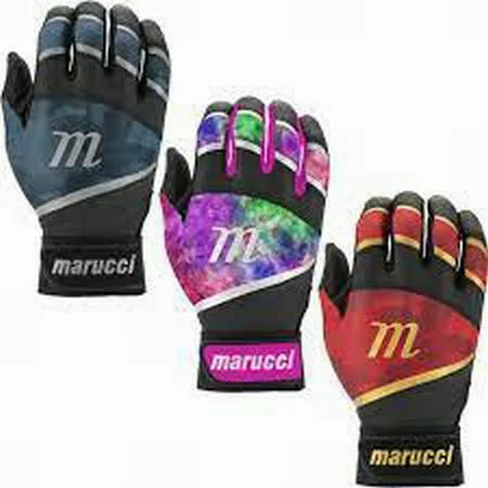 Baseball glove grip enhancersNew Marucci Foxtrot T-Ball Batting Glove Pink and Black Size Medium/Large