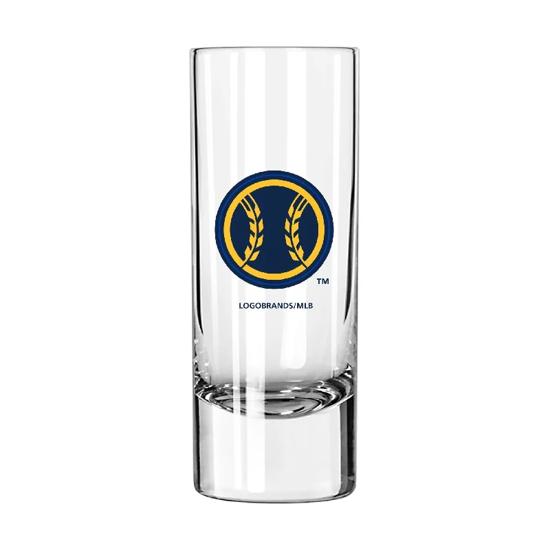 Team cups for milestone celebrationsMilwaukee Brewers 2.5oz Wheat Ball Glass Shooter