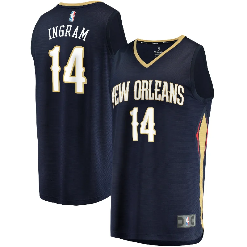 Classic-style basketball jerseys for retro fansBrandon Ingram New Orleans Pelicans Branded Fast Break Basketball Jersey Navy - Icon Edition