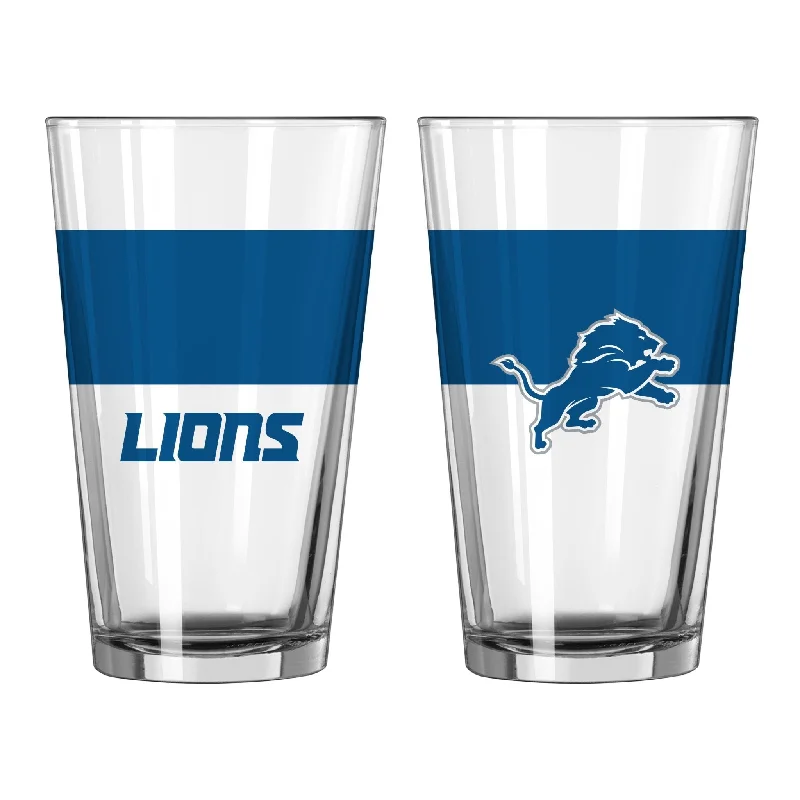 Team cups for charity eventsDetroit Lions 16oz Colorblock Pint Glass