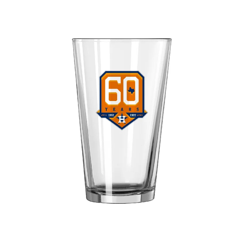 Team cups for fitness challengesHouston Astros 16oz 60th Anniversary Pint Glass