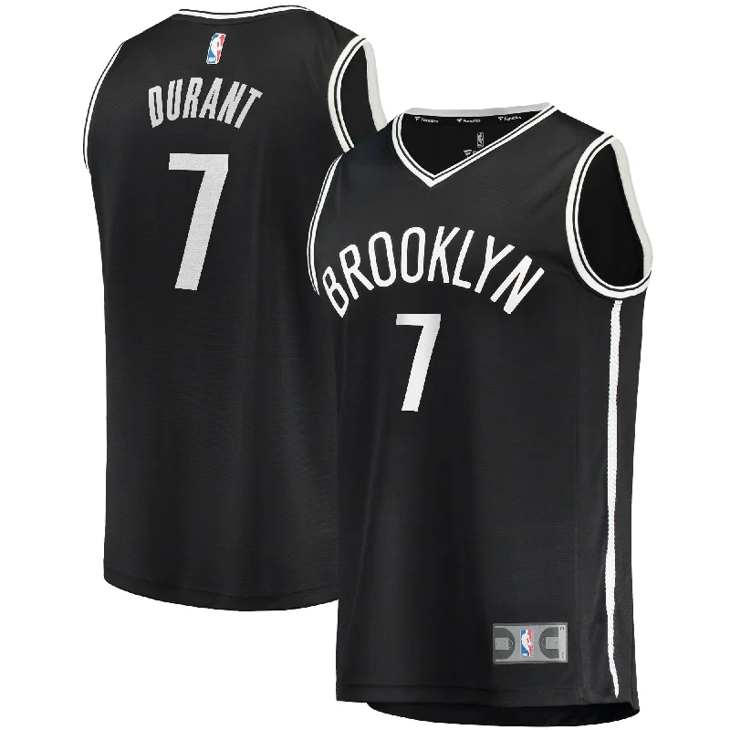 Basketball jerseys for fans with team namesKevin Durant Brooklyn Nets Branded Fast Break Basketball Jersey - Icon Edition - Black