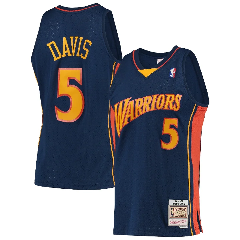 Basketball jerseys for casual wearBaron Davis Golden State Warriors 2006/07 Hardwood Classics Swingman Basketball Jersey - Navy