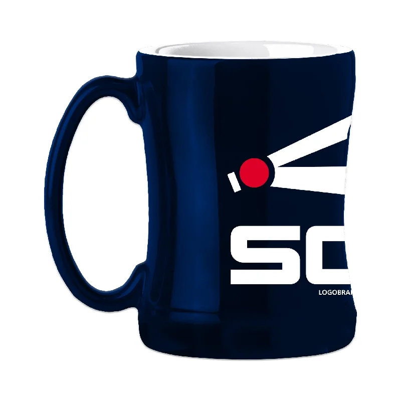 Team cups for volunteer recognitionChicago White Sox 14oz Batterman Relief Mug