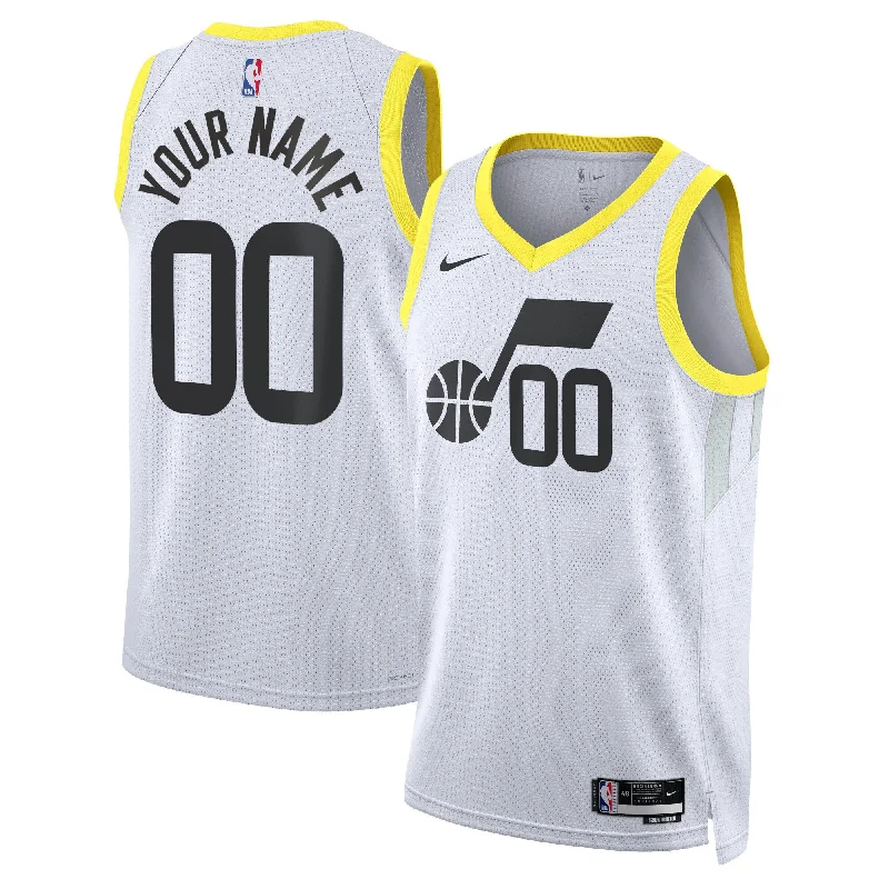 Basketball jerseys for fitness and sports enthusiastsUtah Jazz Unisex Swingman Custom Basketball Jersey White - Association Edition