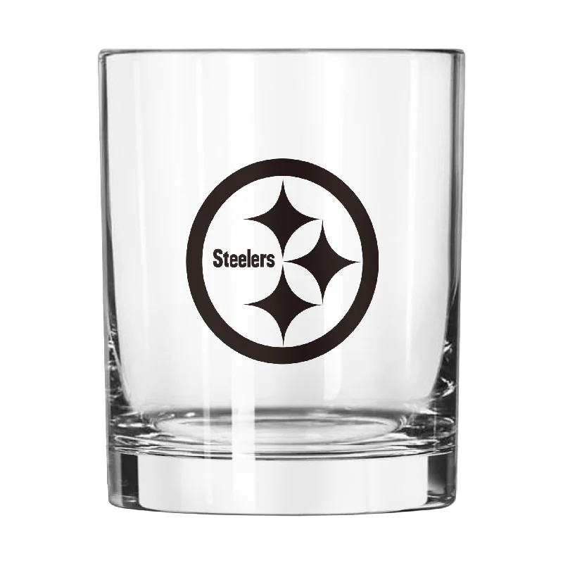 Team cups for trivia competitionsPittsburgh Steelers 14oz Gameday Rocks Glass