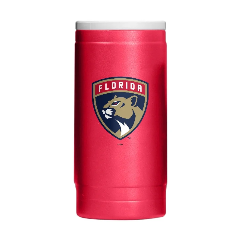 Team cups for fitness challengesFlorida Panthers 12oz Flipside Powder Coat Slim Can Coolie