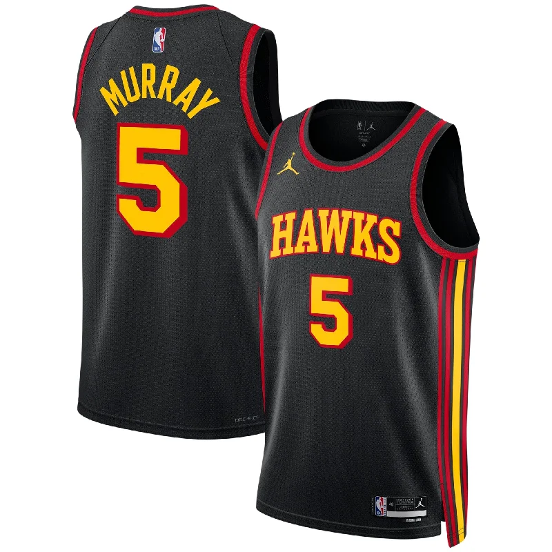 Basketball jerseys for schools with team namesDejounte Murray Atlanta Hawks Jordan Brand Unisex Swingman Basketball Jersey - Statement Edition - Black