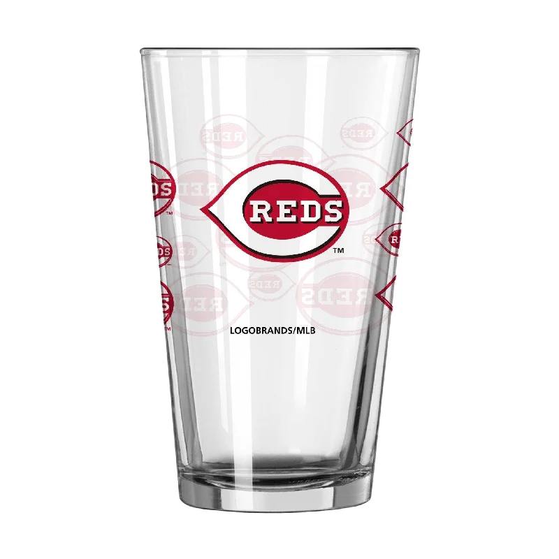 Team cups for baseball championshipsCincinnati Reds 16oz Scatter Pint Glass