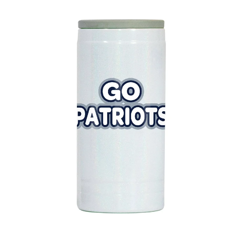 Team cups for hockey tournamentsNew England Patriots 12oz Bubble Iridescent Slim Coolie