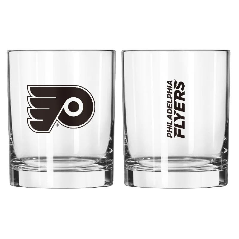 Team cups for youth sportsPhiladelphia Flyers 14oz Gameday Rocks Glass