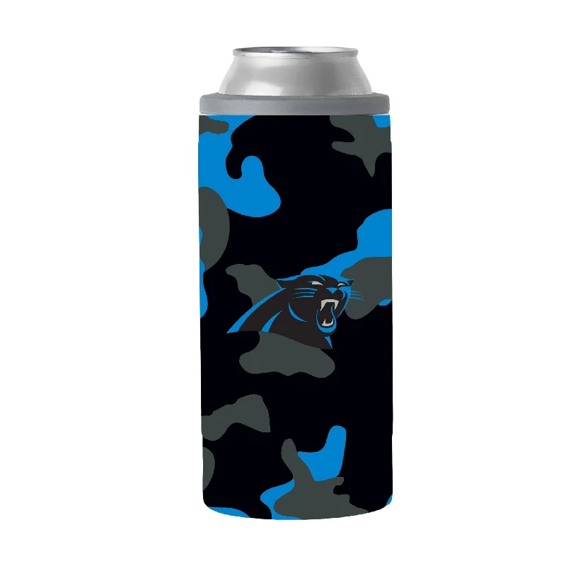 Team cups for esports tournamentsCarolina Panthers Camo Swagger 12oz Slim Can Coolie