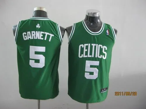 Basketball jerseys for men with customizable optionsCeltics 5 Garnett Green Youth Basketball Jersey