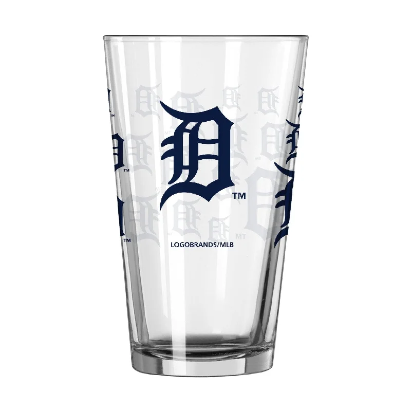 Custom team cups for sportsDetroit Tigers 16oz Scatter Pint Glass