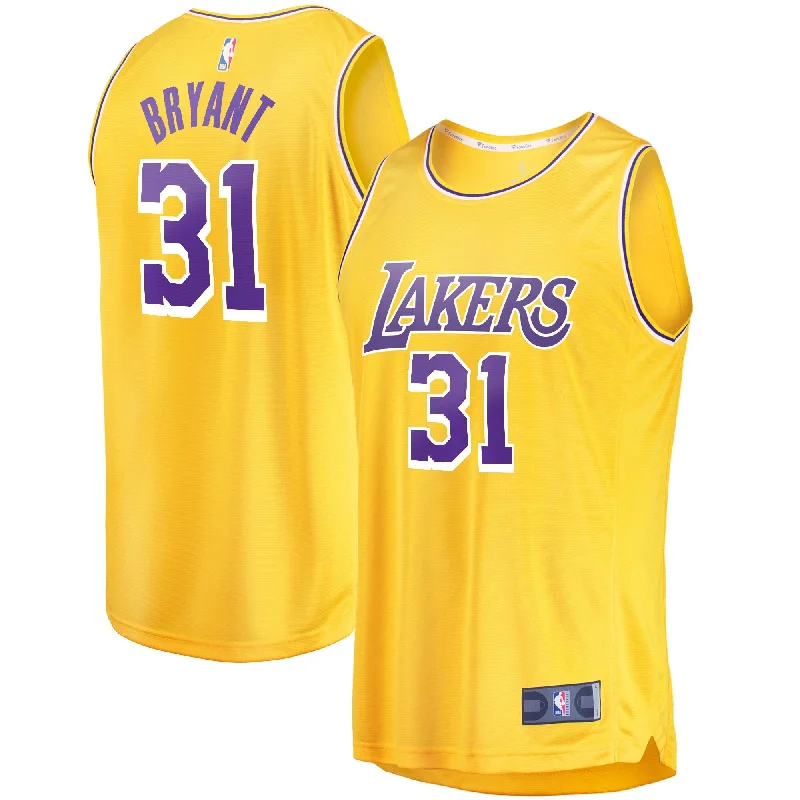 Basketball jerseys for training sessionsThomas Bryant Los Angeles Lakers Branded Fast Break Basketball Jersey - Icon Edition - Gold