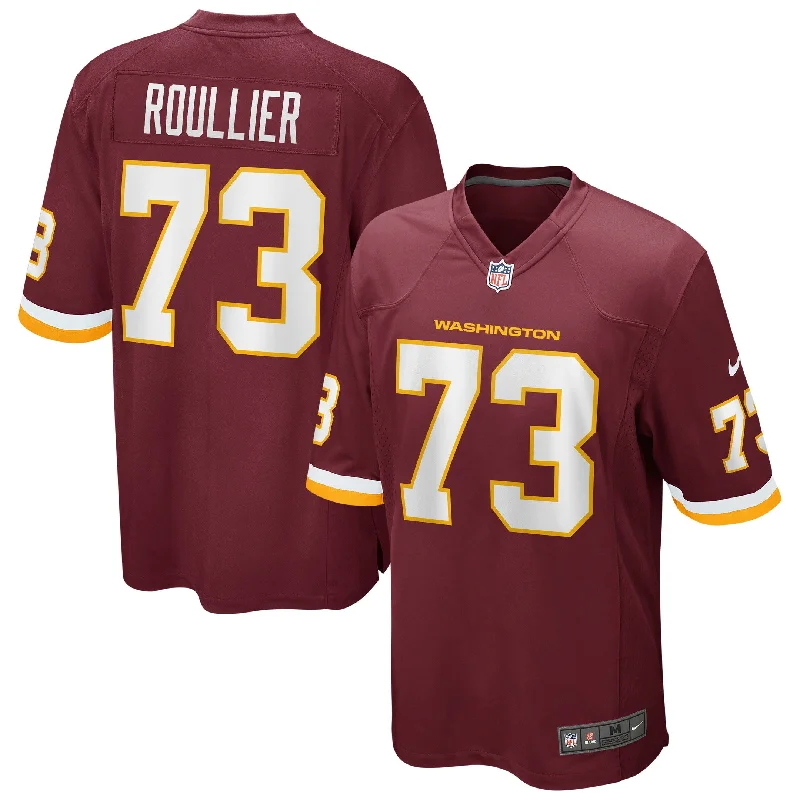 Personalized soccer jerseys for school sportsChase Roullier Washington Football Team Game Player Jersey - Burgundy