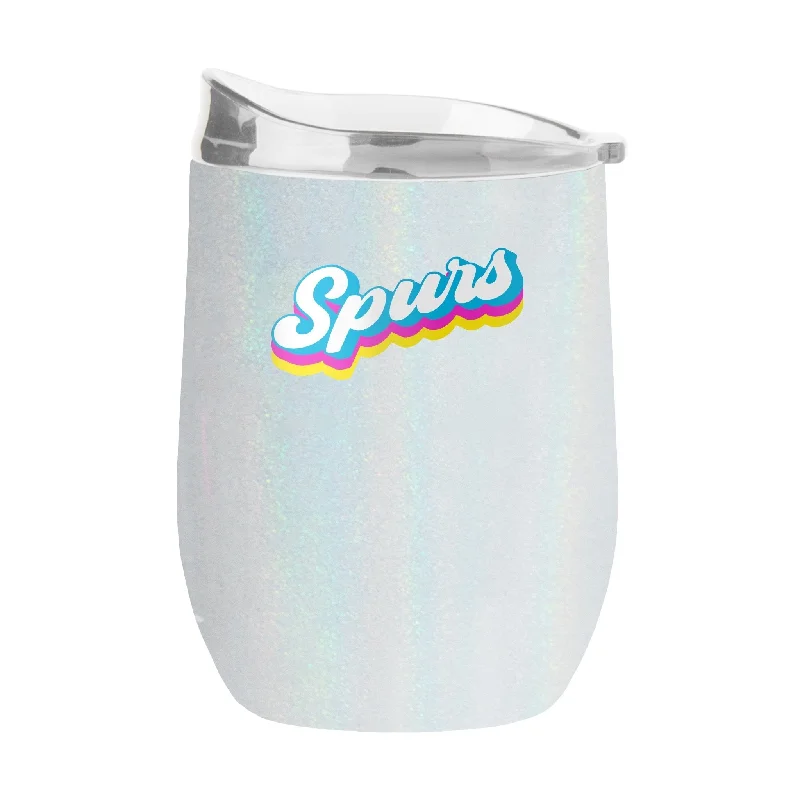 Team cups for charity runsSan Antonio Spurs 16oz Shadow Iridescent Curved Tumbler