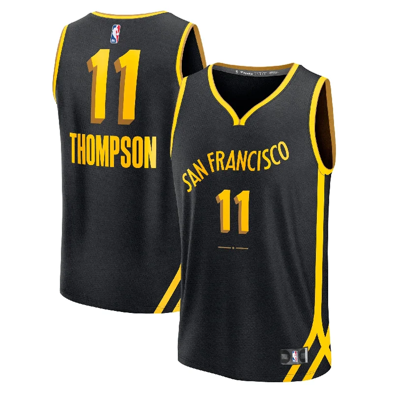 Youth basketball jerseys for boys and girlsKlay Thompson Golden State Warriors Branded Fast Break Basketball Jersey - Black - City Edition