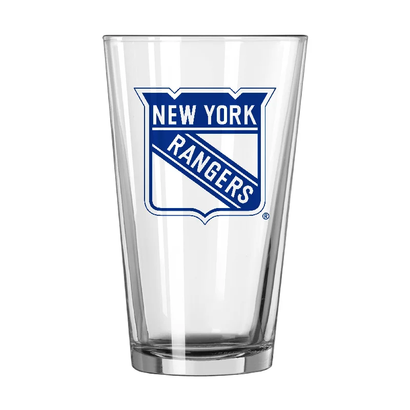 Team cups for MVP awardsNew York Rangers 16oz Gameday Pint Glass