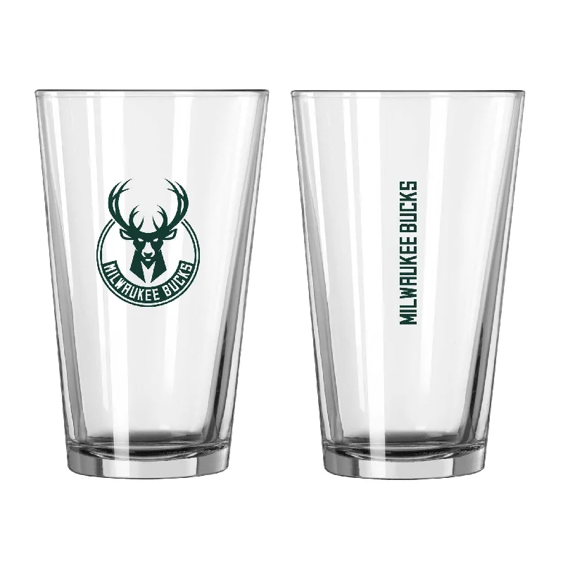 Team cups for robotics teamsMilwaukee Bucks 16oz Gameday Pint Glass