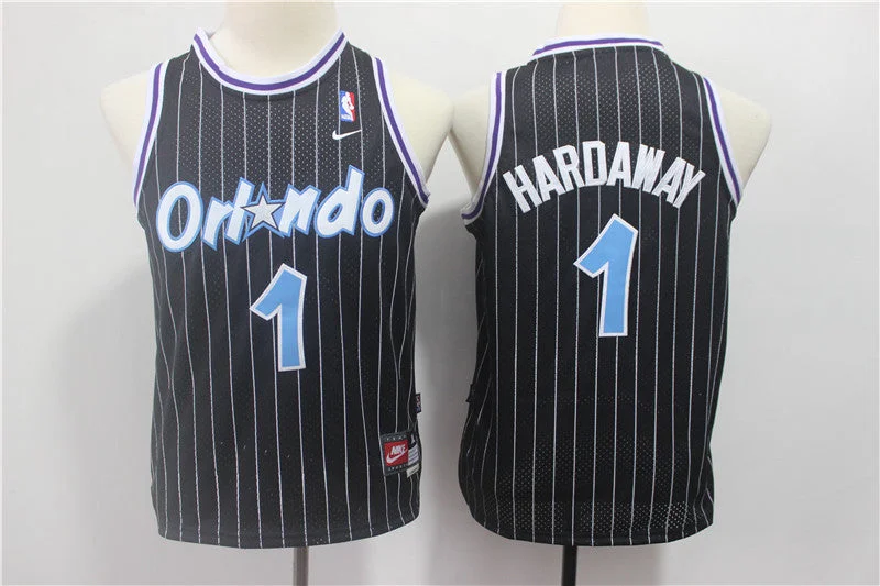 Basketball jerseys with unique patterns and printsMagic 1 Penny Hardaway Black Youth Throwback Basketball Jersey