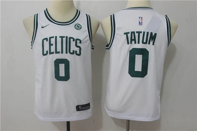 Basketball jerseys for tournament playCeltics 0 Jayson Tatum White Youth Swingman Basketball Jersey