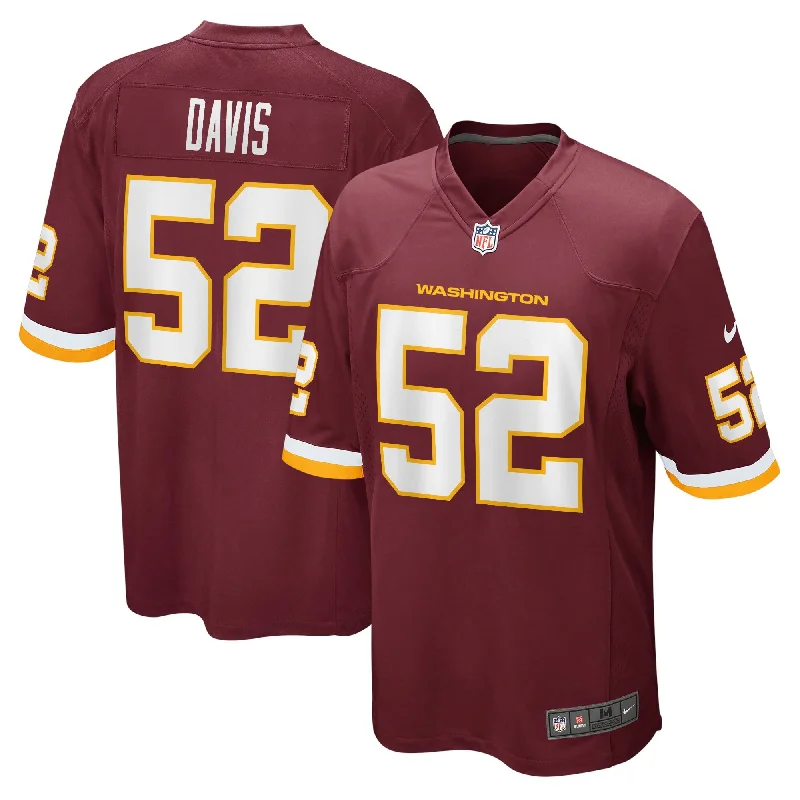 Soccer jerseys for club teams with unique designsJamin Davis Washington Football Team 2021 Draft First Round Pick Jersey - Burgundy