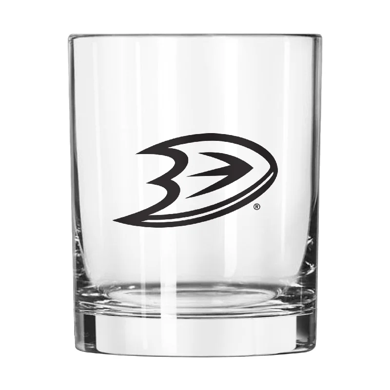 Team cups with custom logosAnaheim Ducks 14oz Gameday Rocks Glass