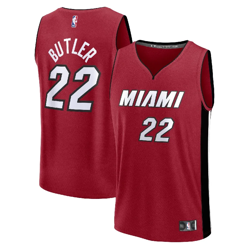 Basketball jerseys for women’s leaguesJimmy Butler Miami Heat Branded Fast Break Player Basketball Jersey - Statement Edition - Red