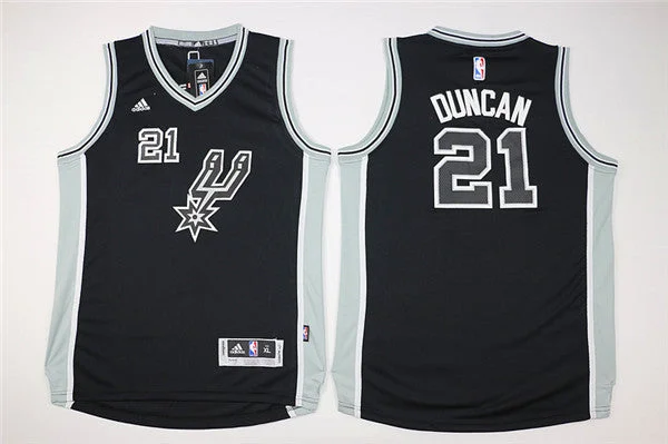 Custom basketball jerseys for local sports teamsSpurs 21 Tim Duncan Black New Swingman Youth Basketball Jersey