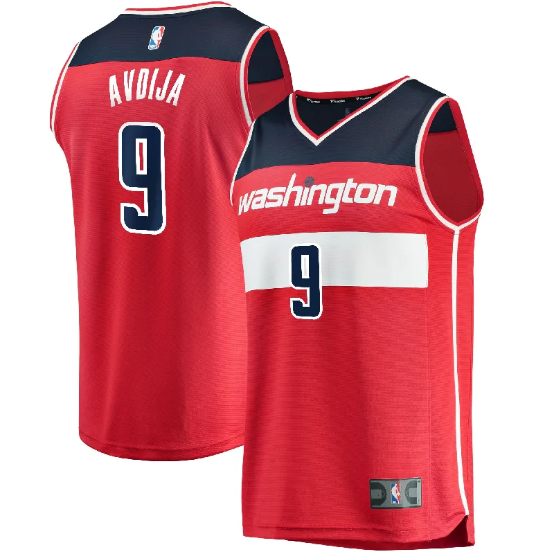 High-quality custom basketball jerseys for serious playersDeni Avdija Washington Wizards Branded Fast Break Basketball Jersey - Icon Edition - Red