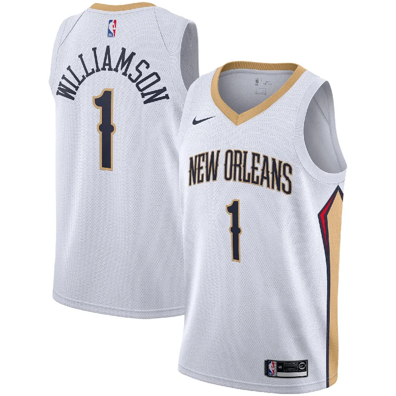 Basketball jerseys for training sessionsZion Williamson New Orleans Pelicans 2019/2020 Swingman Basketball Jersey - Association Edition - White