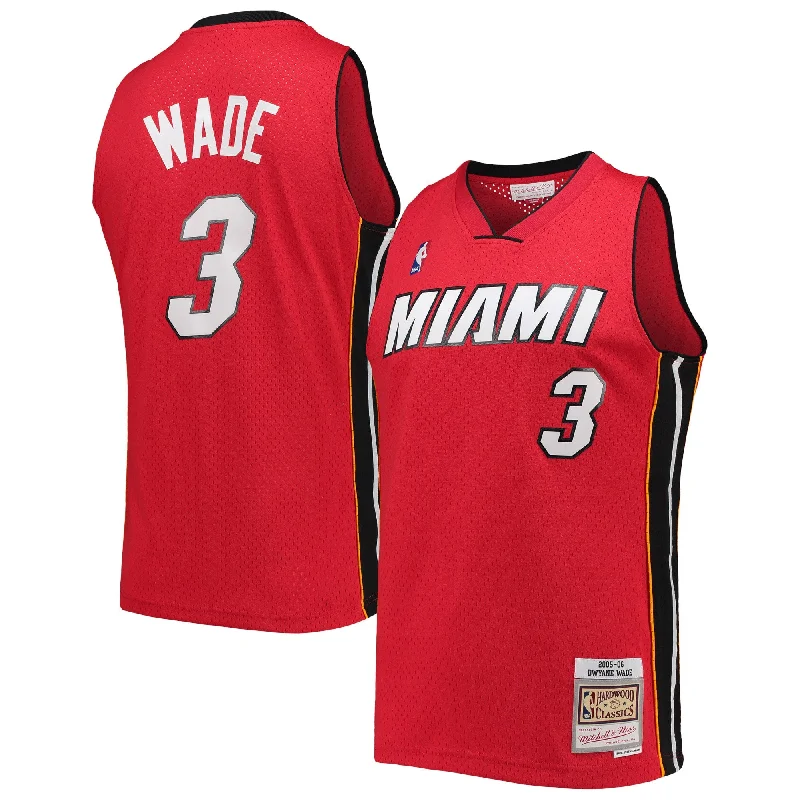 Basketball jerseys with modern designsDwyane Wade Miami Heat Big & Tall Hardwood Classics 2005/06 Swingman Basketball Jersey - Red