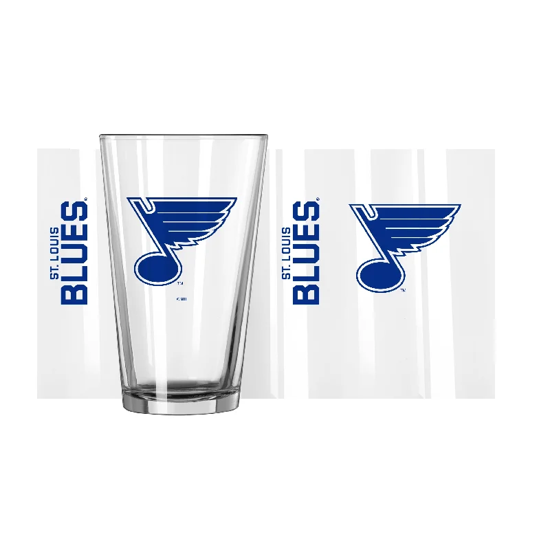 Team cups for recreational leaguesSt. Louis Blues 16oz Gameday Pint Glass