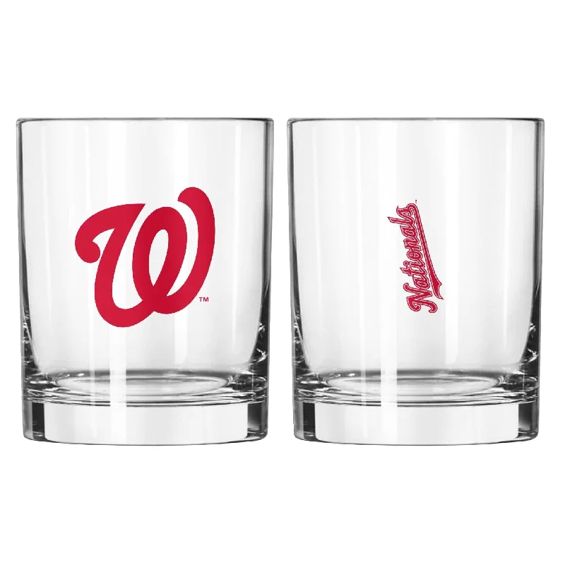 Team cups for milestone celebrationsWashington Nationals 14oz Gameday Rocks Glass