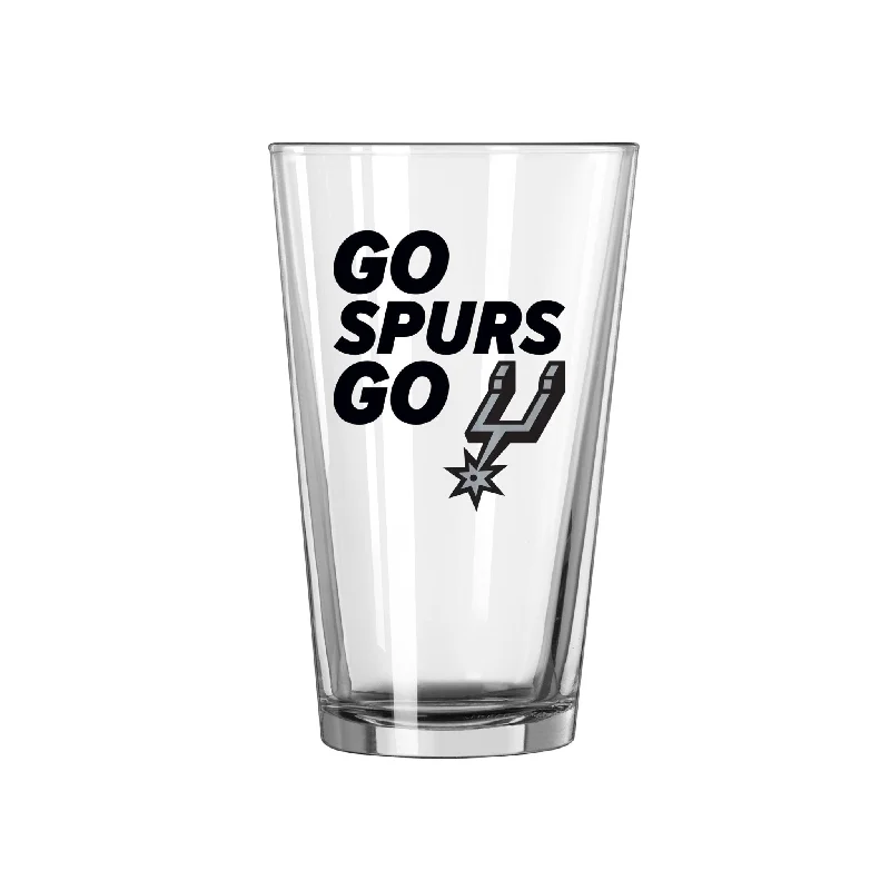 Team cups for esports tournamentsSan Antonio Spurs 16oz Slogan Pint Glass