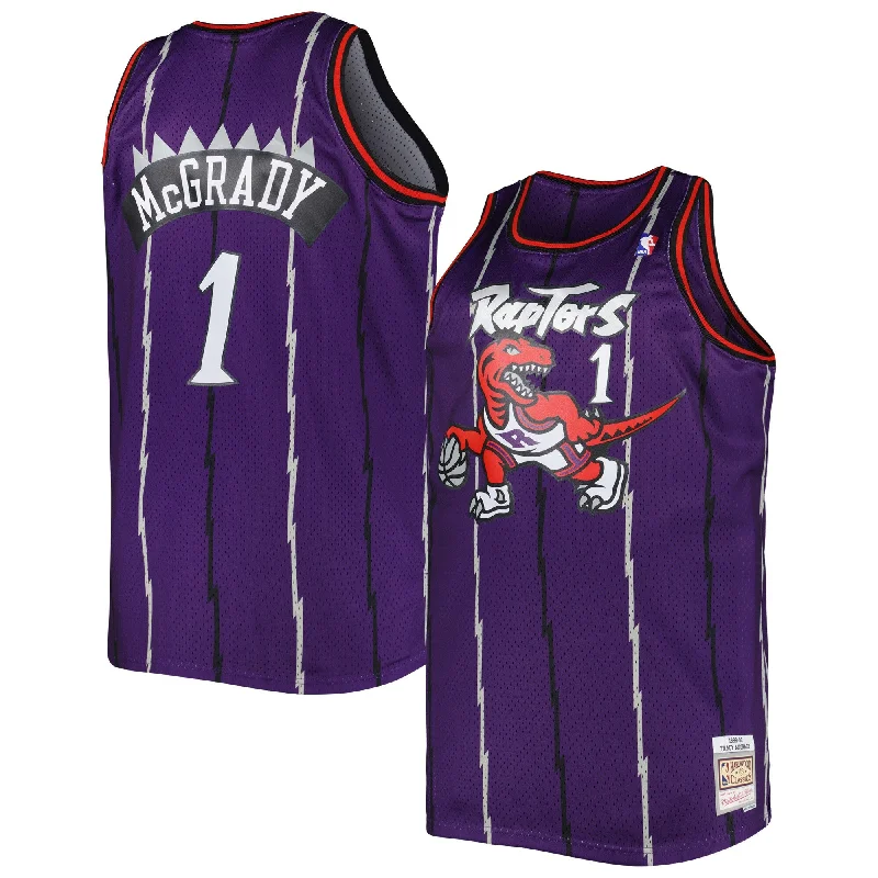 Basketball jerseys for tournament playTracy Mcgrady Toronto Raptors Big & Tall Hardwood Classics 1998/99 Swingman Basketball Jersey - Purple