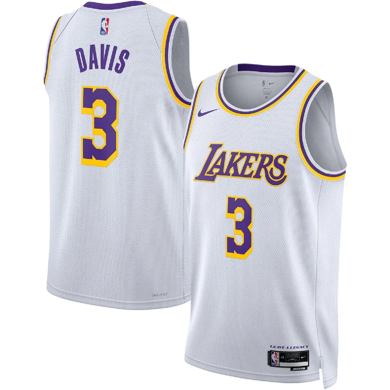 Basketball jerseys with modern designsAnthony Davis Los Angeles Lakers Unisex Swingman Basketball Jersey - Association Edition - White