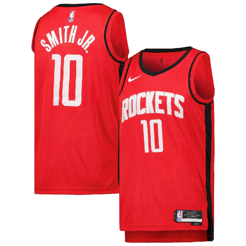 High school basketball jerseys for school teamsJabari Smith Jr. Houston Rockets Unisex Swingman Basketball Jersey - Icon Edition - Red