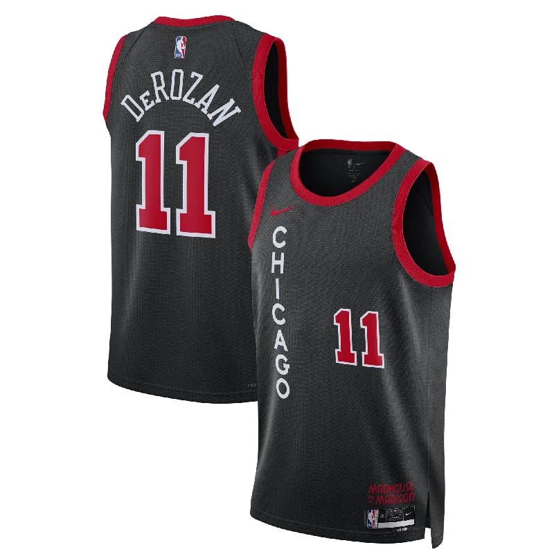 Basketball jerseys for fitness and sports enthusiastsDemar Derozan Chicago Bulls Unisex 2023/24 Swingman Basketball Jersey - Black - City Edition