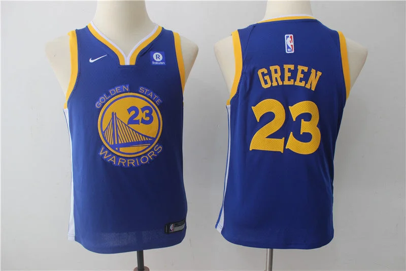 Custom-designed basketball jerseys for teamsWarriors 23 Draymond Green Blue Youth Swingman Basketball Jersey