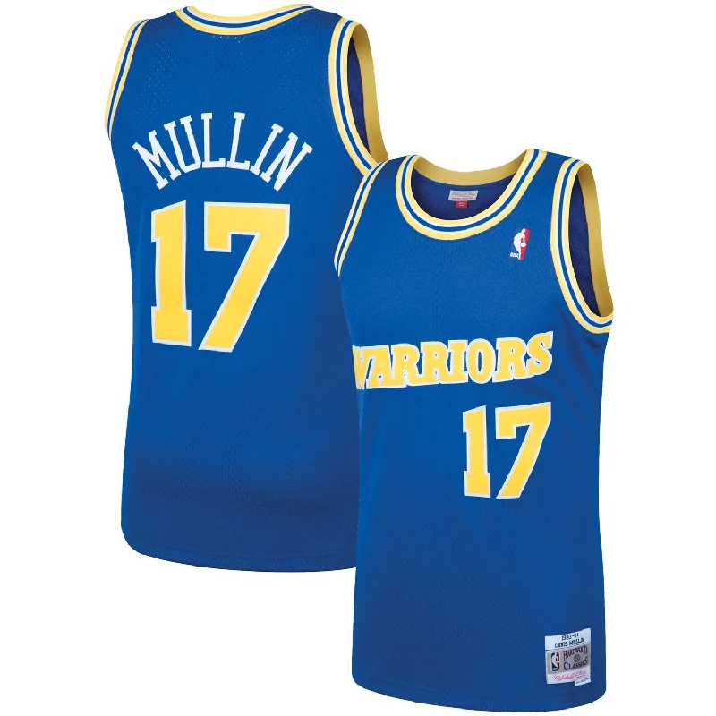 Comfortable basketball jerseys for extended playChris Mullin Golden State Warriors 1993/94 Hardwood Classics Swingman Basketball Jersey - Royal