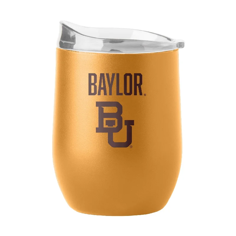 Team cups for dance teamsBaylor 16oz Huddle Powder Coat Curved Bev