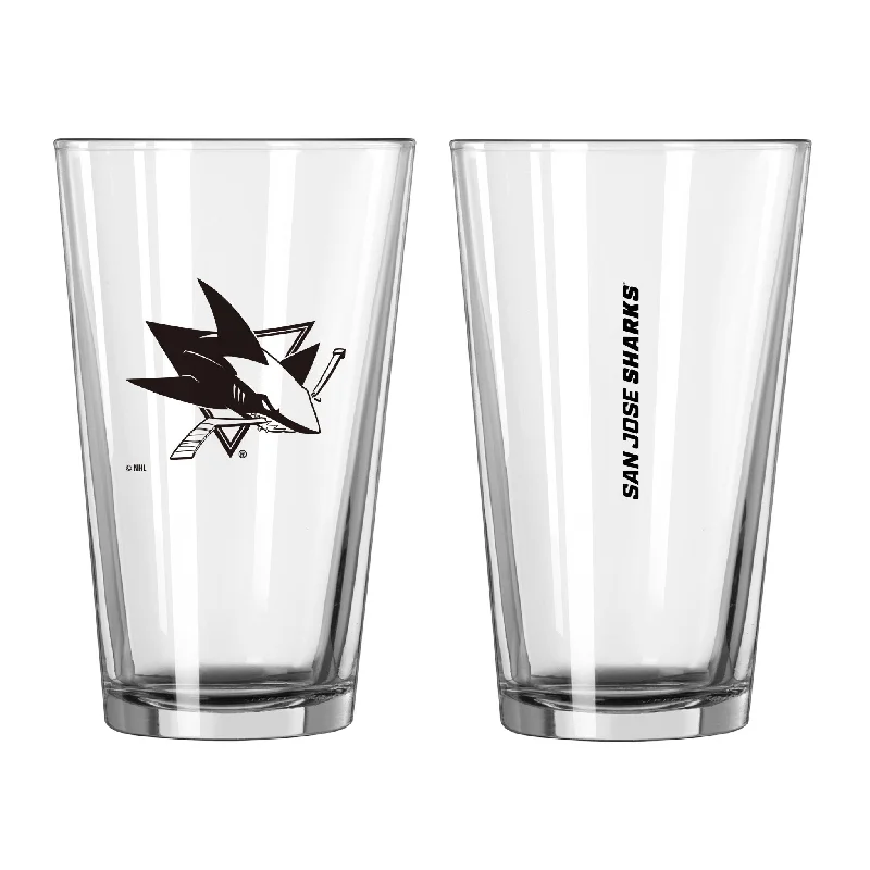 Team cups for youth sportsSan Jose Sharks 16oz Gameday Pint Glass