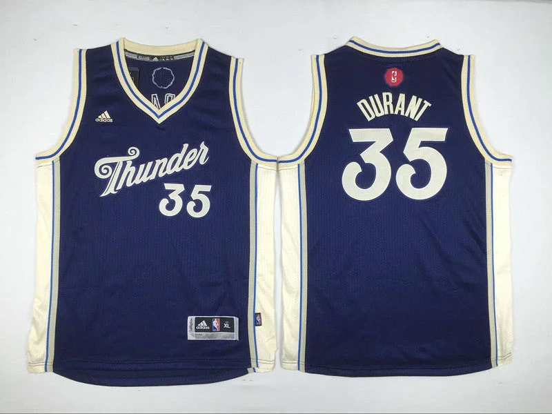 Basketball jerseys for schools with team namesThunder 35 Durant Navy Blue 2015-16 Christmas Day Swingman Youth Basketball Jersey